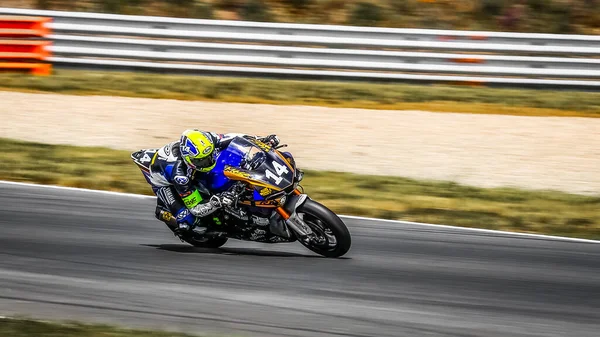 Oschersleben Duitsland Juni 2019 Yamaha Yzf Maco Racing Team Neemt — Stockfoto