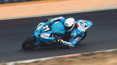 Oschersleben, Almanya, Haziran 09, 2019: BMW S1000RR by FANY GASTRO BMW MOTORRAD - Mercury RACING 2019 yazında FIM Endurance World Championship