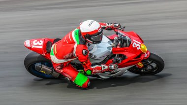 Oschersleben, Germany, June 09, 2019:Suzuki GSXR-1000 by British Endurance Racing Team compete to FIM Endurance World Championship on 2019 season clipart