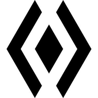 Eşkenar dörtgen şeklinde geometrik şekil