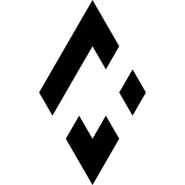 Parçalara bölünmüş minimalist geometrik figür - 1