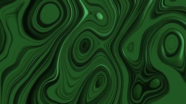 Texture Abstraite Élégante Marbre Liquide Dégradé Vert Couleurs Fluides Modernes — Video