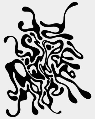 Sıvı sanat klipsi sanat desenli arkaplan illüstrasyon vektörü akışkanlık sokak kıyafetleri t-shirt moda poster düzenlenebilir