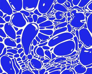 Soyut biyomorfizm baloncuk şekilli sabun şekilli arka plan düzenleme duvar kağıdı poster deseni baskı sanatı