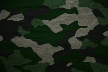 Ordu kamuflaj brandası tekstil, kamuflaj bezi bezi, askeri tekstil ağı. 