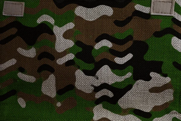 Ordu Kamuflaj Muşamba Örgüsü Kamuflaj Bezi Kumaş Deseni — Stok fotoğraf
