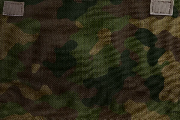 Hadsereg Katonai Álcázás Ponyva Háló Camo Vászon Szövet Minta — Stock Fotó