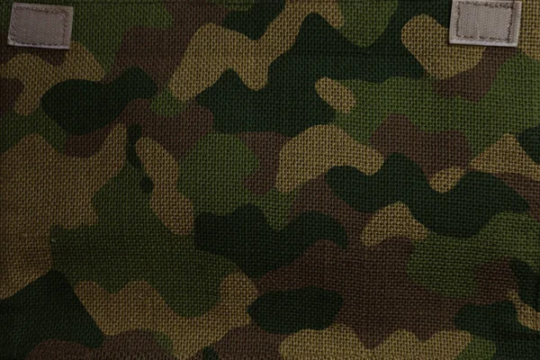 軍用迷彩タープメッシュ迷彩キャンバス生地パターン — ストック写真