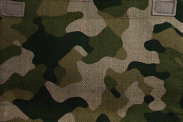 Esercito Militare Tela Cerata Mimetica Modello Tessuto Tela Mimetica — Foto Stock