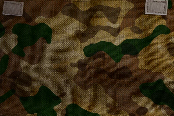 Army Camouflage Tarp Textile Camo Pattern Canvas Military Textile Mesh — Stock Photo, Image