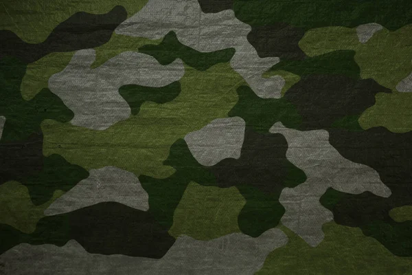 Army Camouflage Tarp Textile Camo Pattern Canvas Military Textile Mesh — Stock Photo, Image