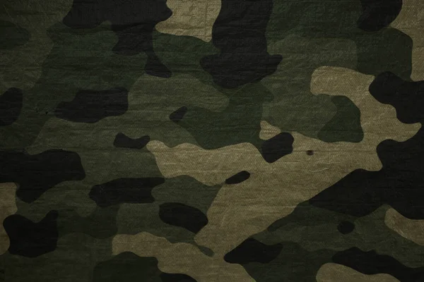 Toile Bâche Camouflage Armée Toile Motif Camouflage Fond Maille Textile — Photo