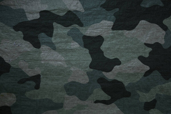 army camouflage tarp textile , camo pattern canvas , military textile mesh background 