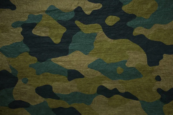 Armeetarnstoff Tarnmuster Leinwand Militärisches Textilnetz Hintergrund — Stockfoto