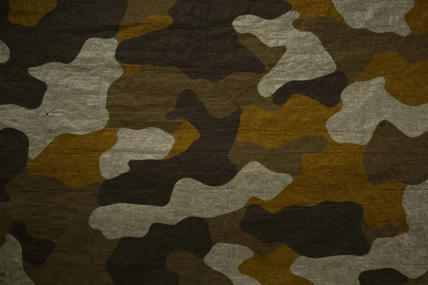 Textura Prelata Militara Armata Camuflaj Textil Fundal Camuflaj Tesatura Plasa — Fotografie, imagine de stoc