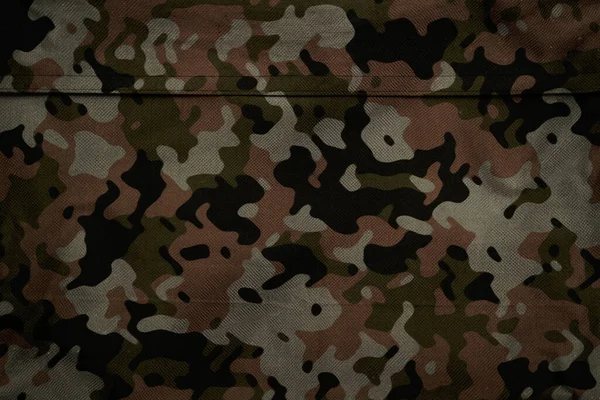 Textura Lona Militar Fondo Textil Camuflaje Militar Patrón Malla Tela — Foto de Stock