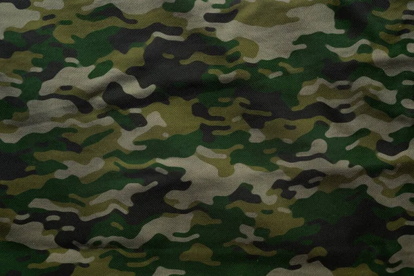 Tekstur Tarpaulin Militer Latar Belakang Tekstil Kamuflase Tentara Pola Jala — Stok Foto