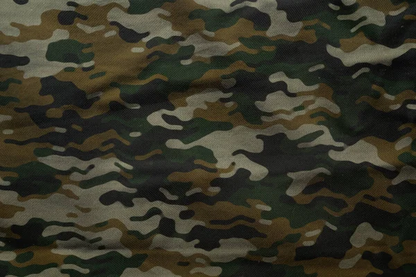 Askeri Branda Dokusu Ordu Kamuflaj Tekstil Arka Planı Kamuflaj Kumaş — Stok fotoğraf