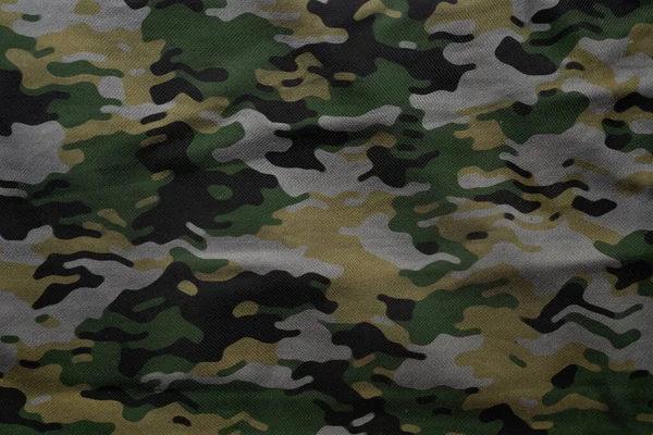 Military Tarpaulin Texture Army Camouflage Textile Background Camouflage Fabric Mesh — Stock Photo, Image