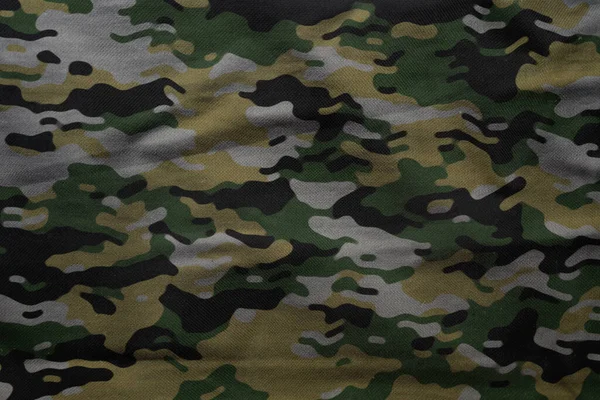 Wojskowy Brezent Tekstury Wojskowy Kamuflaż Tło Tekstylne Wzór Siatki Tkaniny — Zdjęcie stockowe