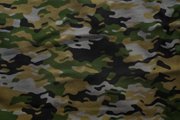 Warna Warni Tentara Pola Kamuflase Kamuflase Militer Tekstil Mesh Latar — Stok Foto