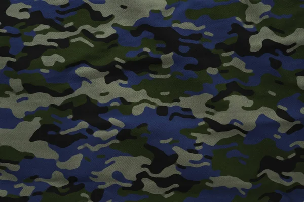 Padrão Camuflagem Exército Colorido Fundo Malha Têxtil Militar Camuflagem Lona — Fotografia de Stock