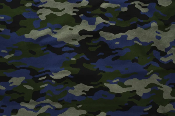 Motif Camouflage Militaire Coloré Fond Maille Textile Militaire Camouflage Bâche — Photo