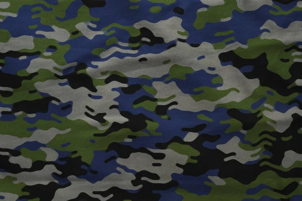 Colorato Modello Camuffamento Dell Esercito Camuffamento Militare Tessuto Maglia Sfondo — Foto Stock
