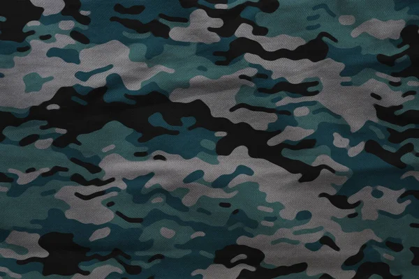 Красочный Армейский Камуфляж Камуфляж Военный Тканевый Сетчатый Фон Непромокаемый Брезент — стоковое фото