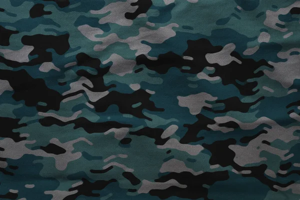 Padrão Camuflagem Exército Colorido Fundo Malha Têxtil Militar Camuflagem Lona — Fotografia de Stock
