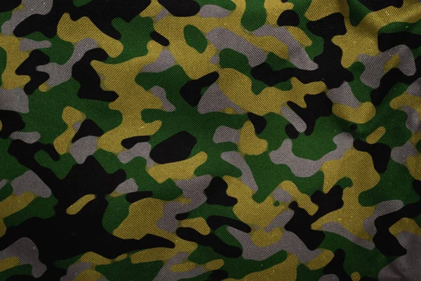 Buntes Armee Tarnmuster Tarnung Militärischer Textilnetzhintergrund Wetterfeste Tarnplane — Stockfoto