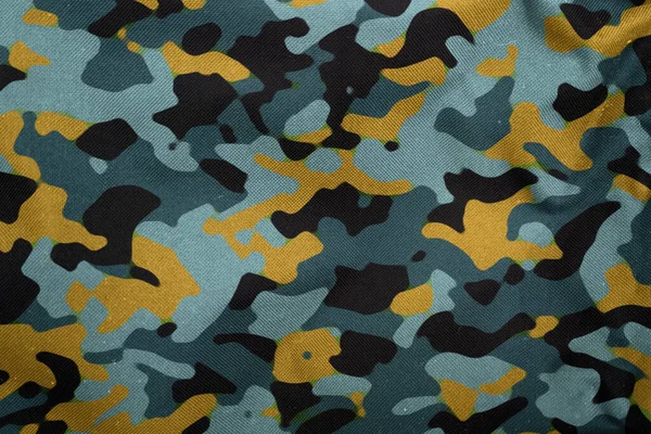 Model Camuflaj Armatei Colorate Camuflaj Militar Plasă Textilă Fundal Prelată — Fotografie, imagine de stoc
