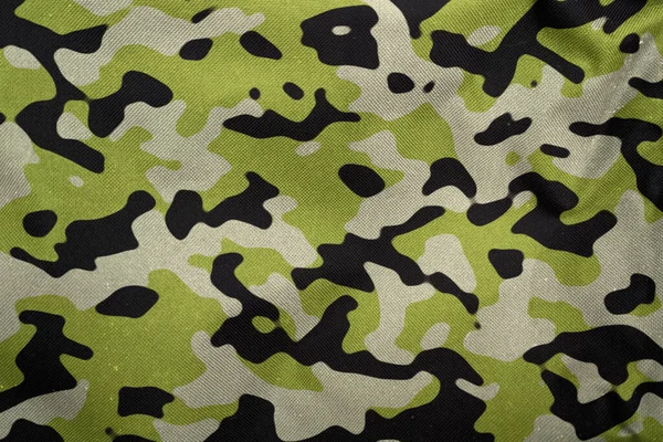 Malha Camuflagem Livre Padrão Lona Militar Textura Tecido Camuflagem Fundo — Fotografia de Stock