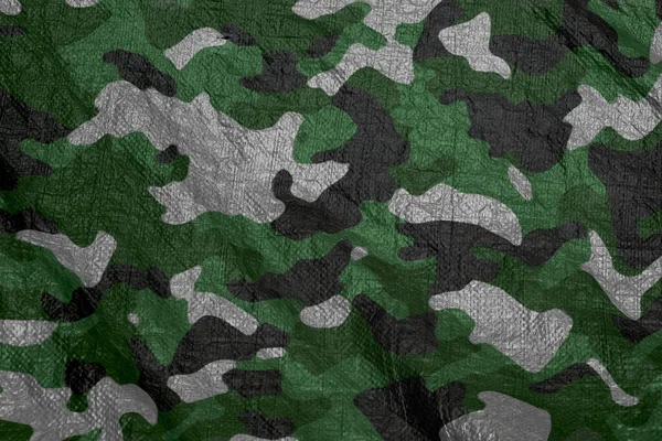 Militaire Camouflage Patroon Jacht Paintball Bedekking Zeil Kleurrijke Weerbestendige Camouflage — Stockfoto