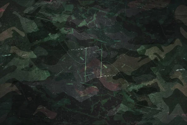 Kamuflaj Metal Yapısı Askeri Araç Kaplaması Kamuflaj Deseni — Stok fotoğraf