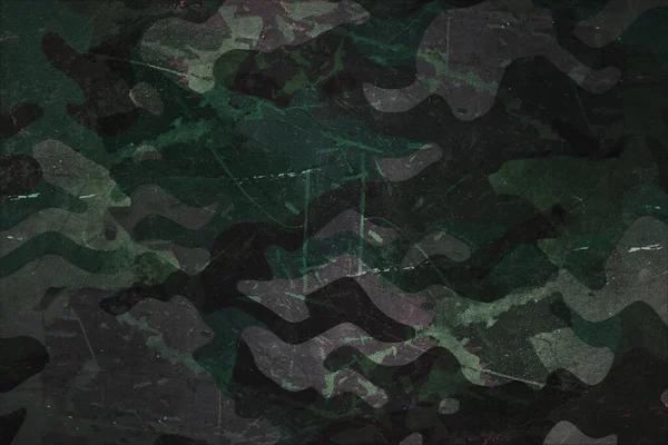 Surface Métallique Rayée Peinte Motif Camouflage Matériau Véhicule Militaire Blindé — Photo