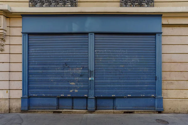 2023 Fachada Parisienne Typique Vitrine Magasin Devanture Commerciale Francaise Boutique — Fotografia de Stock