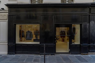 03 / 03 / 2023 - butik Paris tipiği, ancienne devanture trade ciale francaise, modele de vitrine, devanture de magasin Europeen