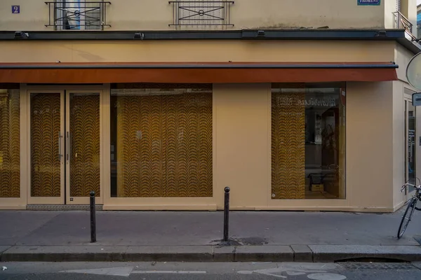 2023 Fasadparisienner Typisk Ancienne Devanture Commerciale Boutique Francaise Modle Fasade — Stockfoto