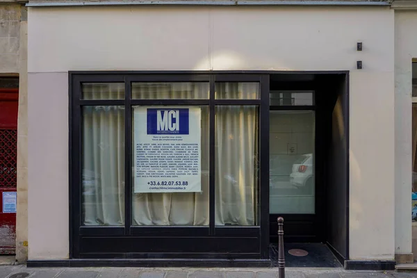 2023 Devanture Ancienne Europeenne Boutique Francaise Vitrine Commerciale Facade Magasin — Stock fotografie