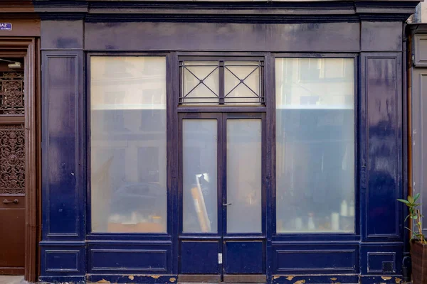 2023 Ancienne Devanture Parisienne Typique Modle Boutique Europenne Faade Magasin — Stock Photo, Image