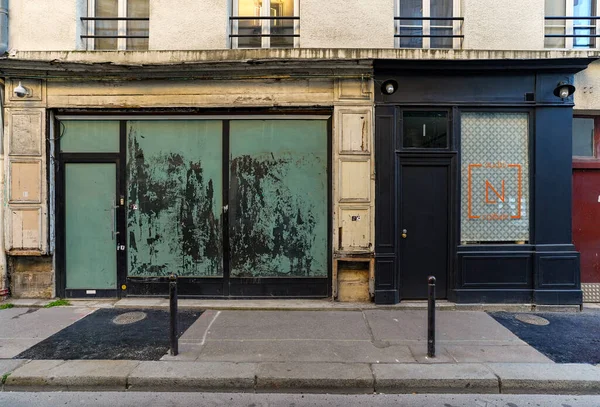 2023 Devanture Commerciale Franaise Boutique Parisienne Typique Modle Faade Commerciale — Photo