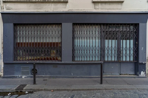 2023 Devanture Commerciale Franaise Boutique Parisienne Typique Modle Faade Commerciale — Foto Stock