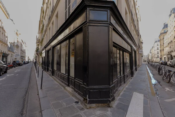 2023 Devanture Commerciale Franaise Boutique Parisienne Typique Modle Faade Commerciale — Stockfoto