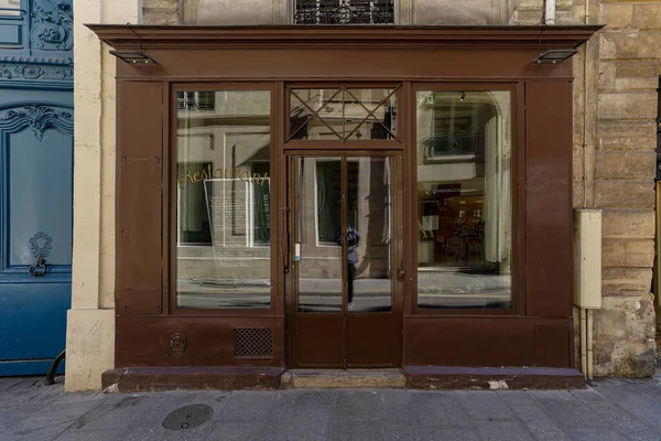 2023 Boutique Parisienne Typique Devanture Ancienne Magasin Parisien Modle Vitrine — Foto de Stock