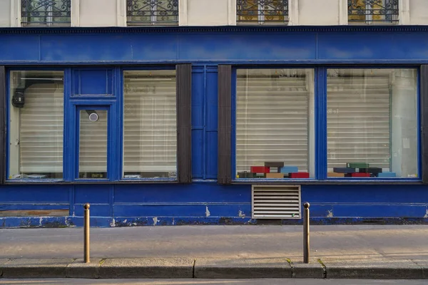 2023 Devanture Ancienne Typique Paris Modle Boutique Vintage Pour Designer —  Fotos de Stock