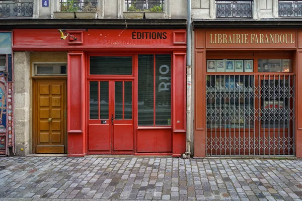 2023 Devanture Ancienne Typique Paris Modle Boutique Vintage Pour Designer — Stock Photo, Image