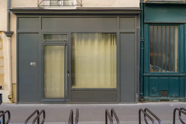 2023 Devanture Parisienne Typique Modle Boutique Pour Designer Graphique Faade — Fotografia de Stock