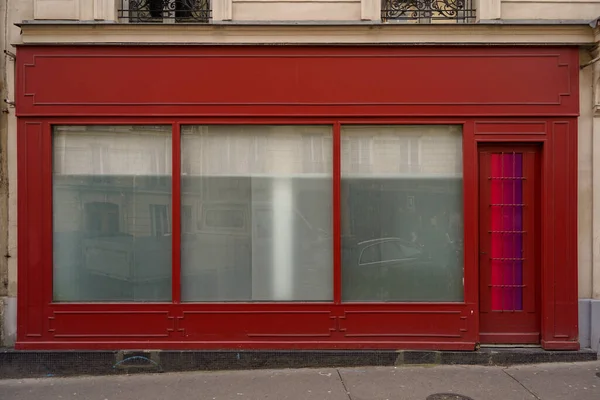 2023 Devanture Parisienne Typique Modle Boutique Pour Designer Graphique Faade — Foto de Stock