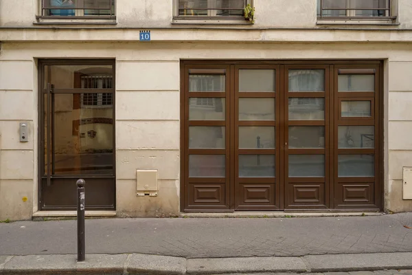 2023 Typisk Parisisk Butiksfasad Fransk Boutiquefasad Modle Commerce — Stockfoto